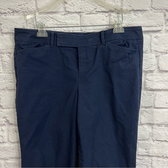 Lily Pulitzer Palm Beach Fit women’s 14 navy pants trousers full length - Picture 3 of 8